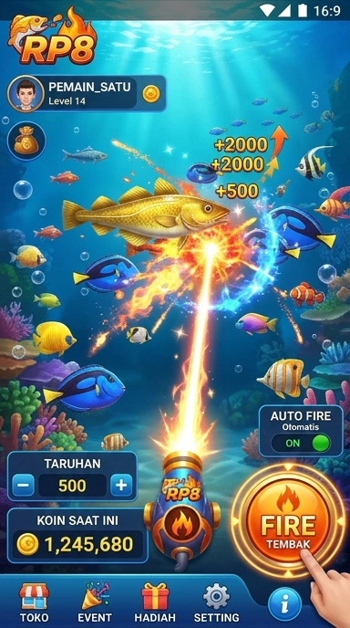 Galeri pratinjau visual rp8 build APK resmi terbaru